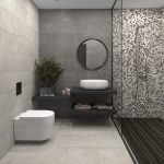 Alpe Anthracite + Mosaic - WC amb - R851R+R852R+DC723+C451