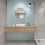 Chroma Blue Pearl + Avenue Grey - WC amb