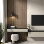 Forma Wood Nut + Flow Cement Cloud - Sala amb - R3323R+P9171R