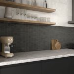 New Concrete Sand + Mosaic Brooklyn Coal - Cozinha porm - KM3016